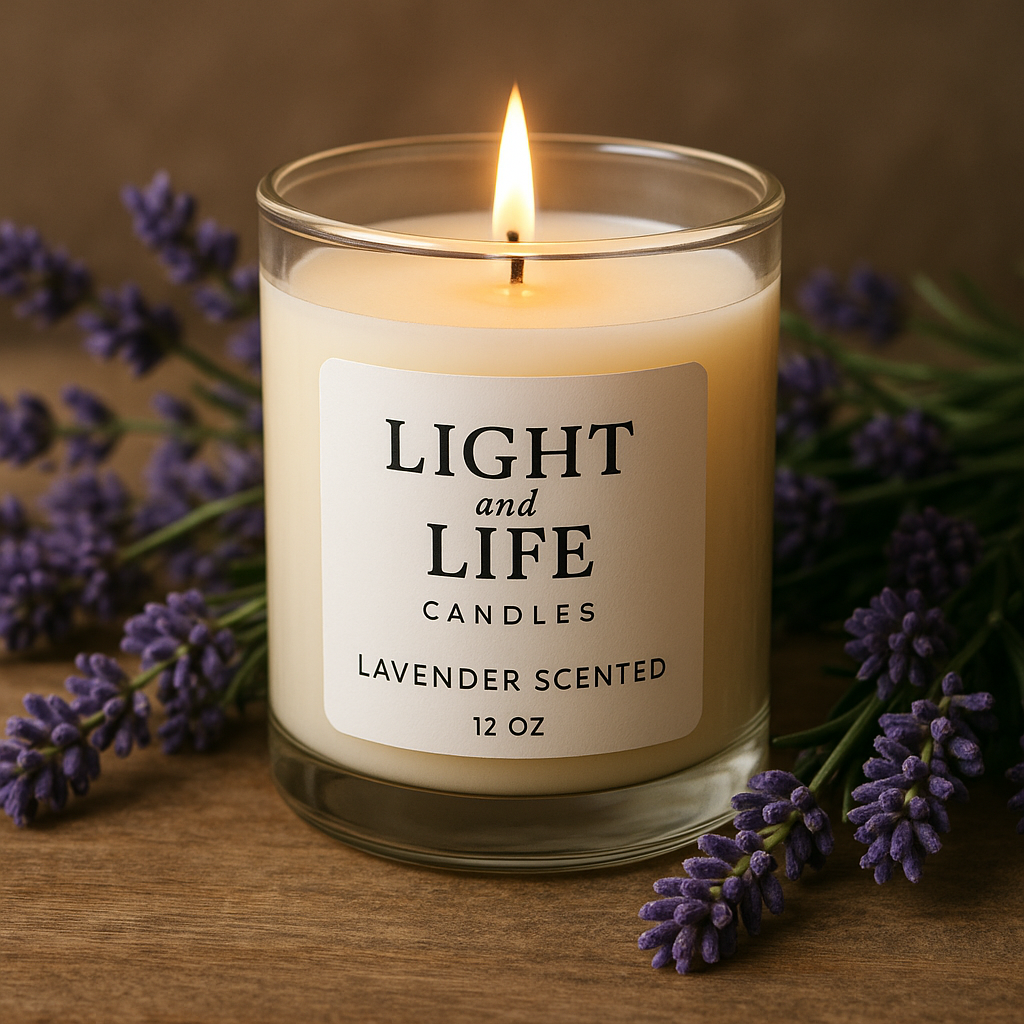 Lavander scented 12oz Candle