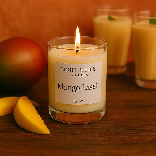 Mango Lassi scented 12oz Candle