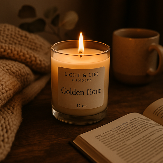 Golden Hour scented 12oz Candle