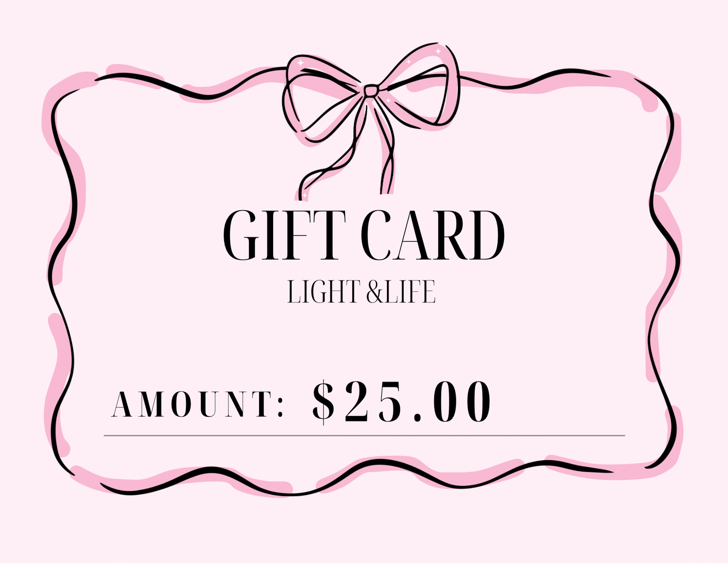 LIGHT & LIFE GIFT CARD