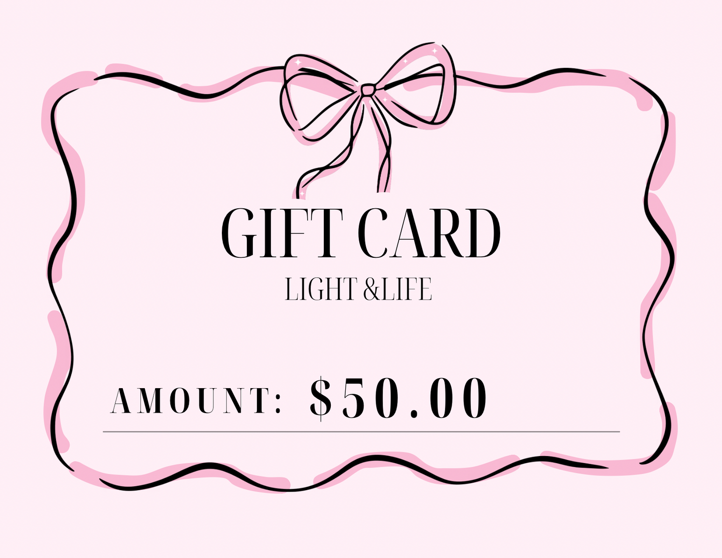 LIGHT & LIFE GIFT CARD